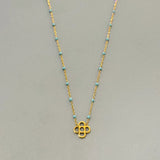 Barcelona Flower with Enamel Beads