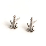 Minimal Electro Guitar Stud Earrings