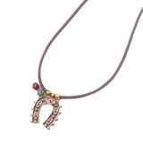 Horse Shoe Lucky Charm Necklace