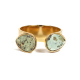 Faun Ring w Mineral Stones 