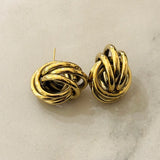 Rowen Vintage Look Stainless Steel Earrings