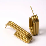 Enzo Stainless Steel Waterproof Earrings