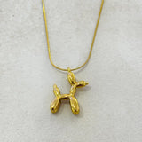 XL Balloon Dog Necklace