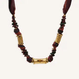 Terca Bohem Necklace w Mineral Stones