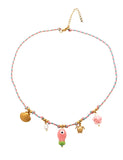 Roses Bohem Necklace w Summer Charms
