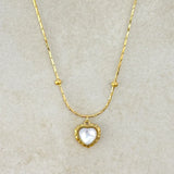 Double Sided Bohem Heart Necklace