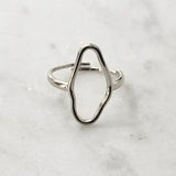 Nicole Stainless Steel Adjustable Ring