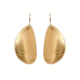 Felice Brushed Gold  Earrings  