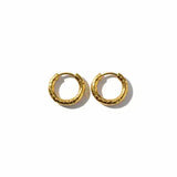 Set of 3 Pairs of Stainless Steel Hoop Earrings