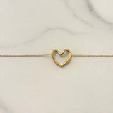 Minimal Heart Bracelet 