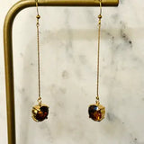 Aria Stainless Steel Dangle Earrings