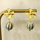 Bige Stainless Steel Floral Earrings