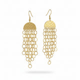 Penny Stainless Steel Dangle Earrings