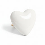 Retro Look Enamel Heart Ring