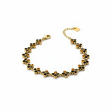 Sona Floral Bracelet w Multicolor Zirconias
