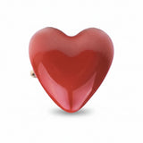 Retro Look Enamel Heart Ring
