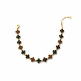 Sona Floral Bracelet w Multicolor Zirconias