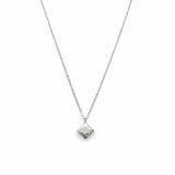 Minimal Geometric Square Necklace 