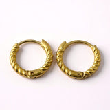 Dixie Stainless Steel Mini Hoop Earrings  