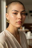 Cumulus Stainless Steel Stud Earrings