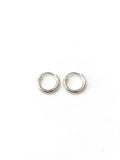 Lia Mini Hoops Silver